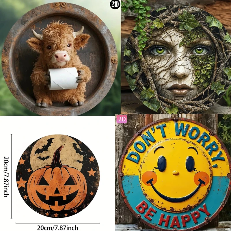 Home Decor Logo - Drewniana tablica 2D 8 