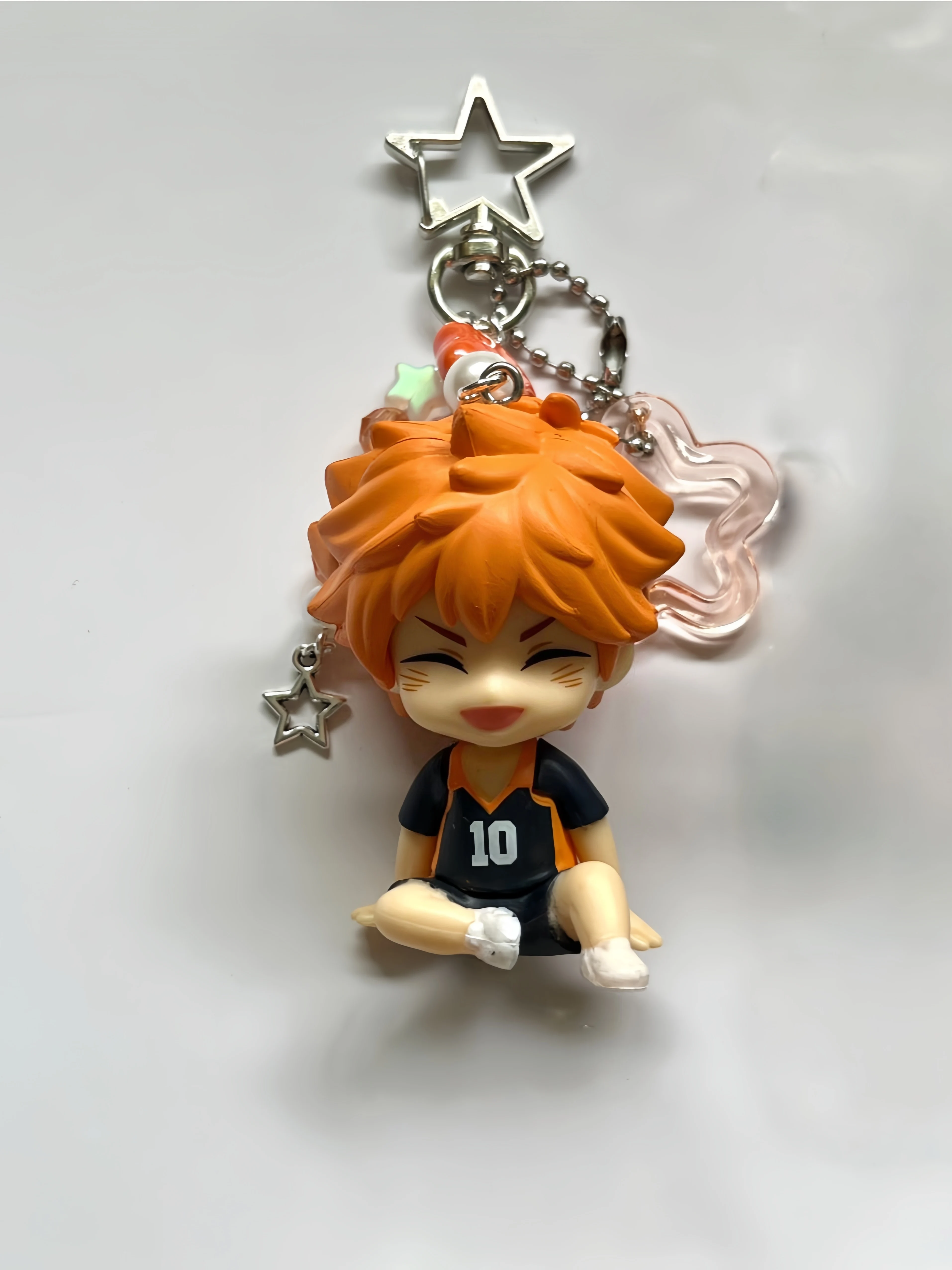 Karasuno High School Volleyball Club Sitting Charms, Handmade Y2K Accessories, Unique Anime Collectibles, Perfect Gift for Fans