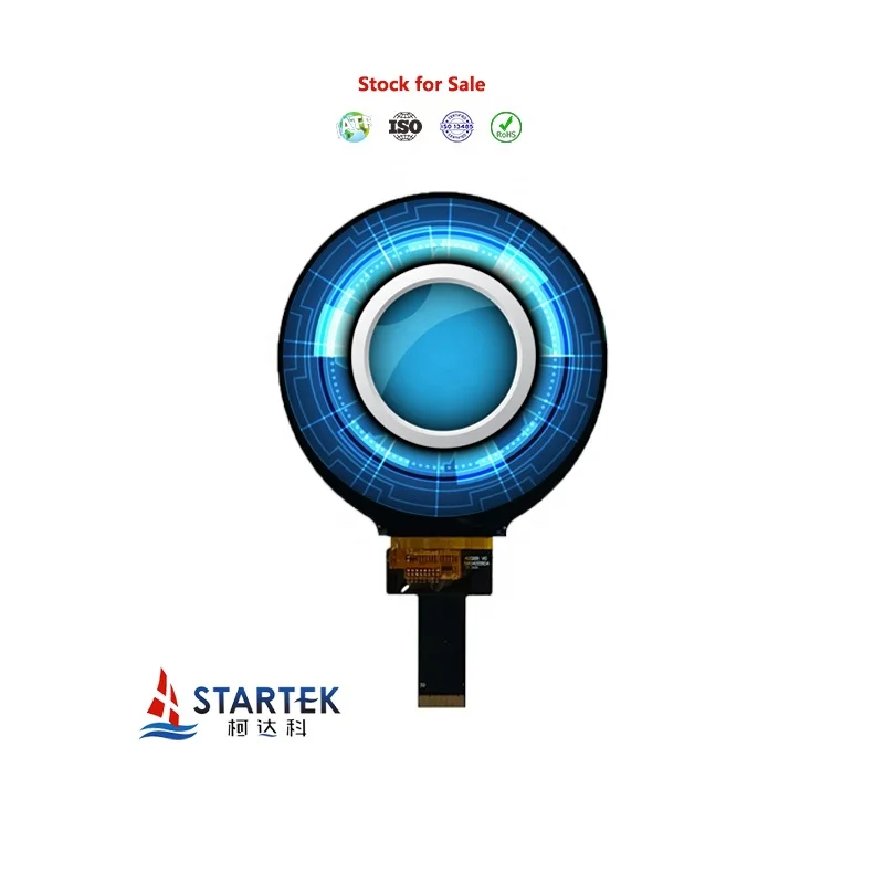 4 Inch High Brightness 720x720 Round TFT LCD Display ILI9881C MIPI Interface IPS Color Lcd Module 720x720 Color Lcd Display