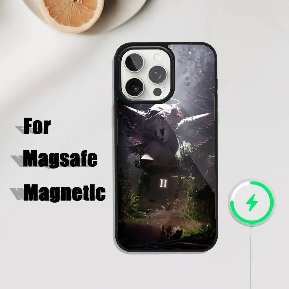 Singer Junior H Sad Boyz Handyhülle für iPhone 16,15,14,13,12,11,Plus,Pro,Max Mini Magsafe magnetisches kabelloses Laden