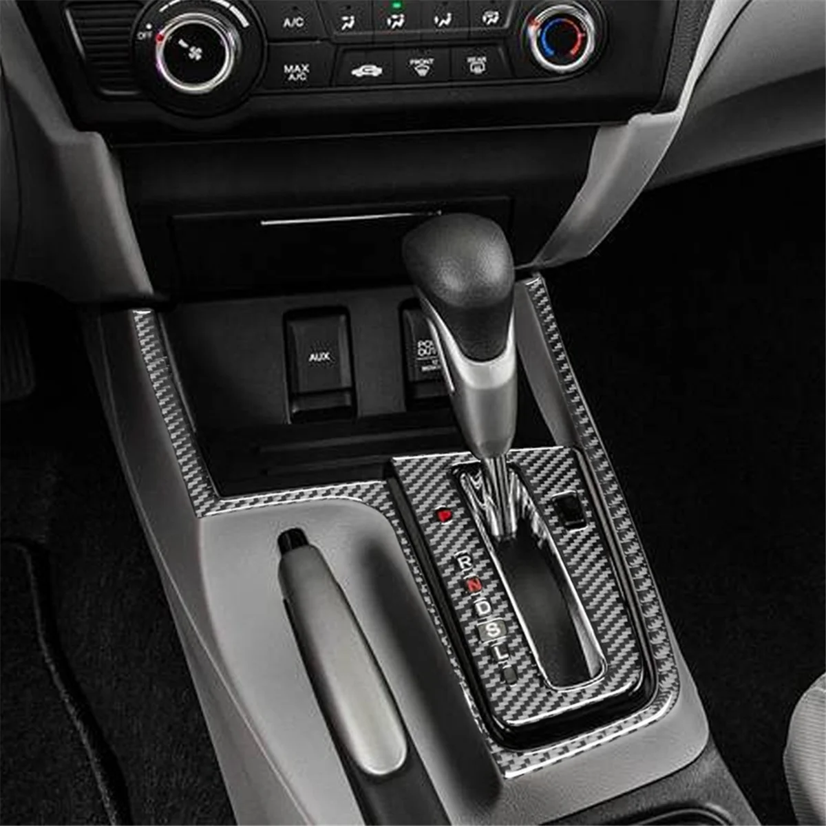 

MBX-tCarbon Fiber for Honda Civic 9th 2012-2015 Gear Shift Panel Cover Trim Interior Accessories