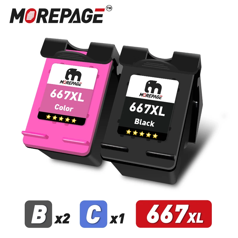 

667 XL Ink Cartridge Replacement For HP667 HP 667XL Compatible DeskJet Ink Advantage 1275 2374 2375 2376 2775 2776 Printer