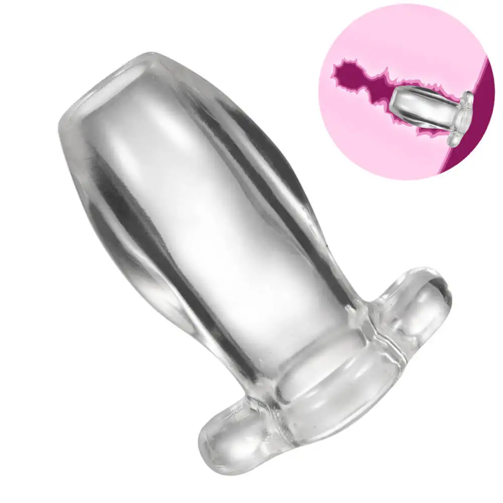 Anal Tunnel Plug Stretcher,Anus Ass Wide Open,Hollow in the Middle Analplug Buttplug Butplug,Silicone But Butt Plugs,Sex Toys