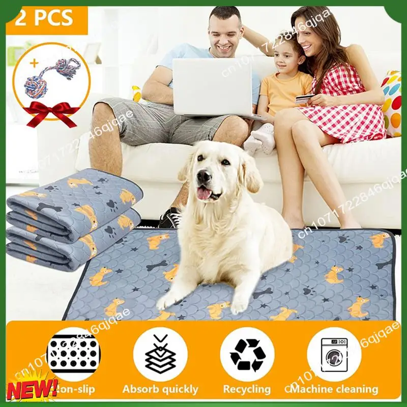 A48I 2 uds revestimientos para jaula de conejillo de indias absorbentes reutilizables lavables almohadillas para orinar conejillo de indias impermeable ropa de cama para hámster cachorro reutilizable gris