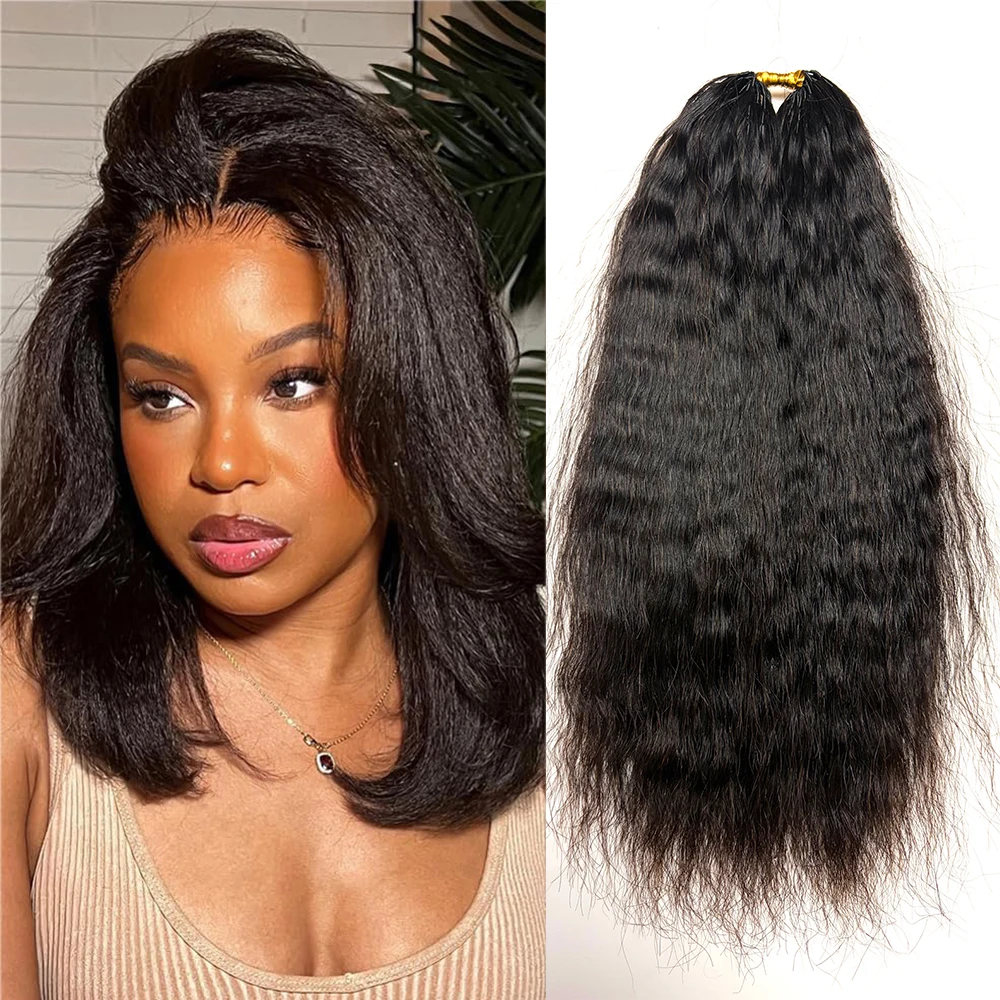 extensions-de-cheveux-humains-courtes-au-crochet-texture-kinky-straight-pre-separees-reutilisables-50g-noir-naturel-pour-femmes