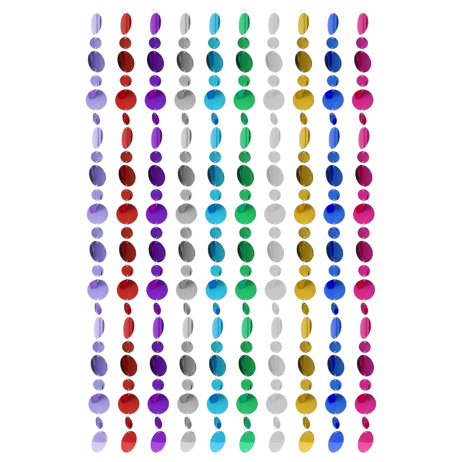 

10pcs Sequin Festival Hanging Birthday Decorations Backdrop Pvc Hanging Festival Sequins Home Curtains Layout Prop