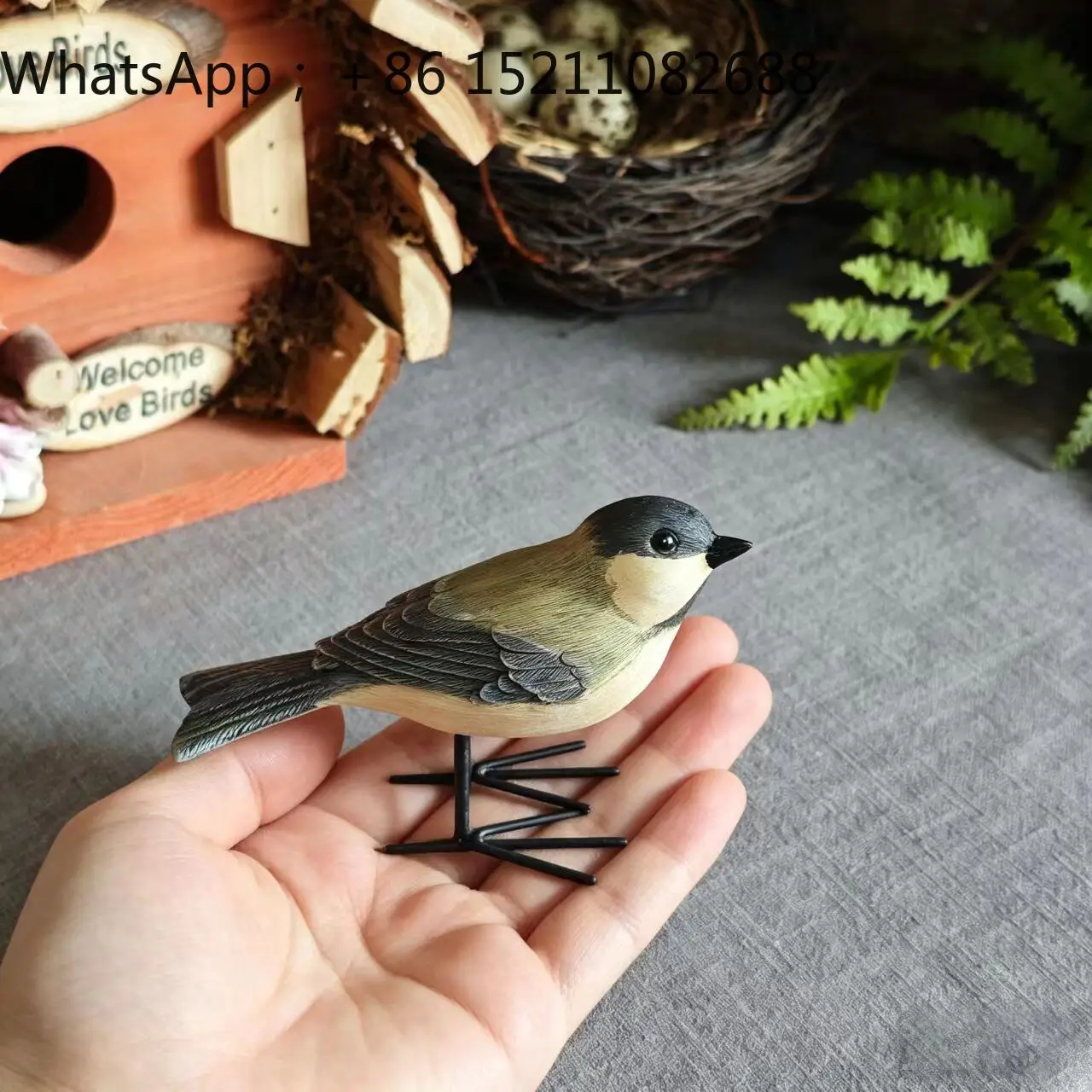 SCY Simulation Bird Ornament Decoration Desktop Crafts Home Decoration Decoration Balcony Garden Landscape
