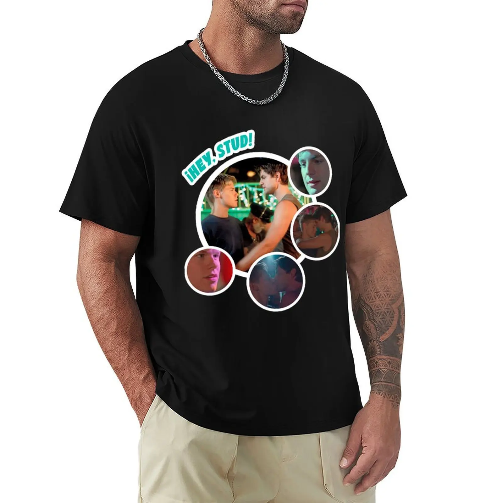 ¡Hola, Stud! Camiseta Queer as Folk, camiseta informal de corte holgado para el trabajo