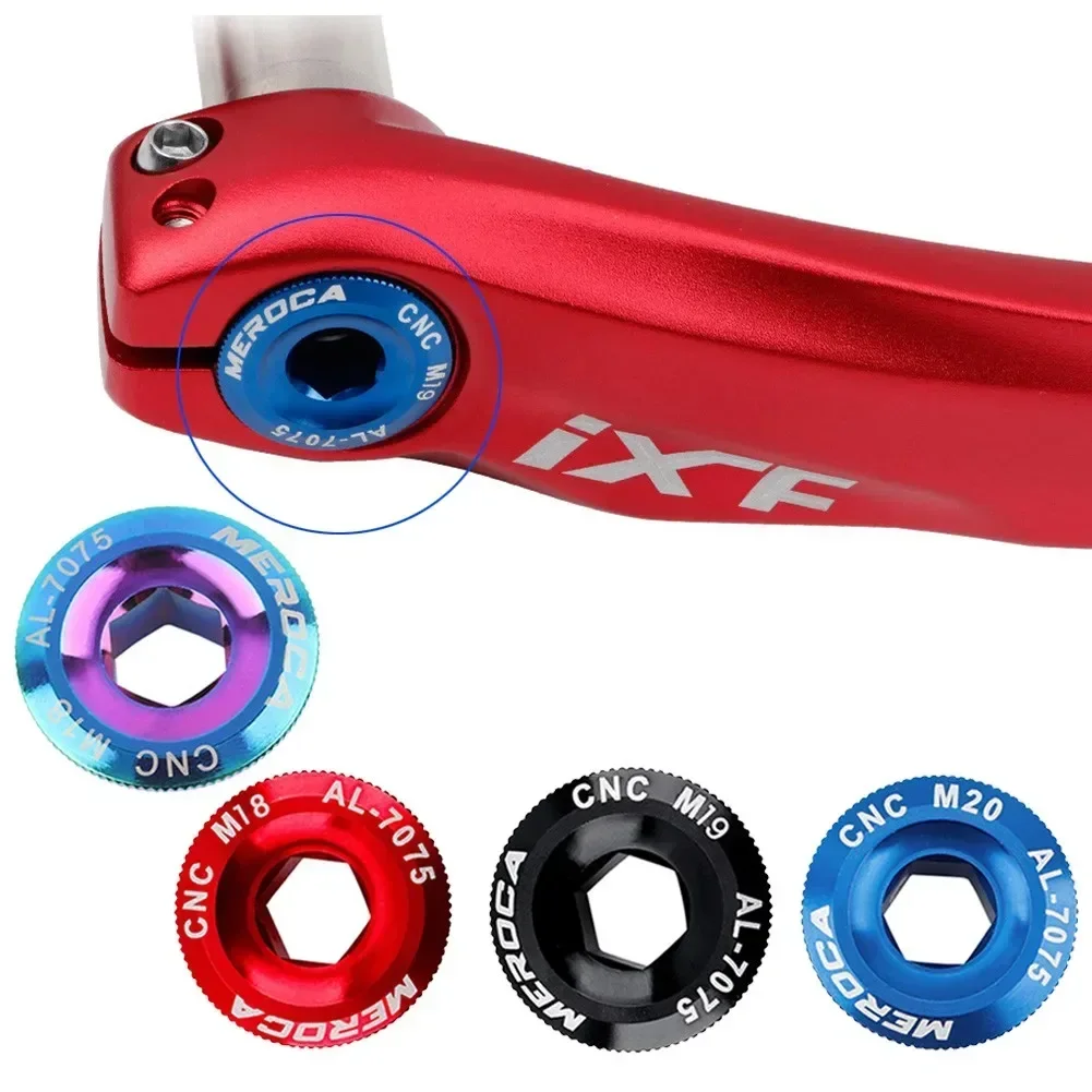 MTB Bike M 18/M19/M20 Cranks Screw CNC Crankset Cover Cycling Parts Bike Accessories Prowheel Crank Bolt Cap