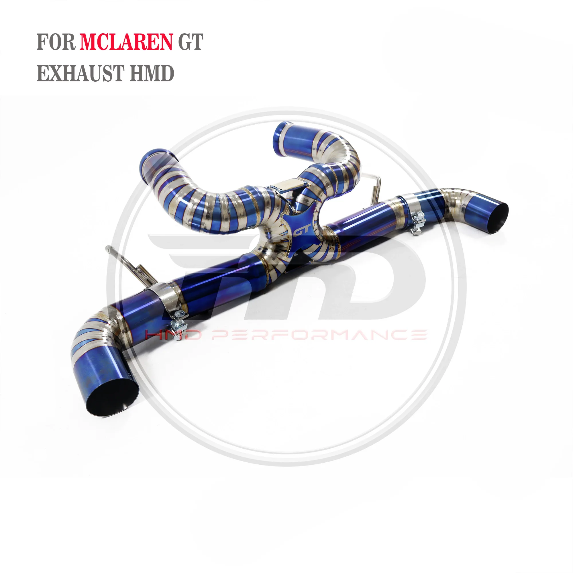 

HMD Titanium Exhaust System Performance Catback For McLaren GT 4.0T 2019+ X Straight Pipe Without Valve