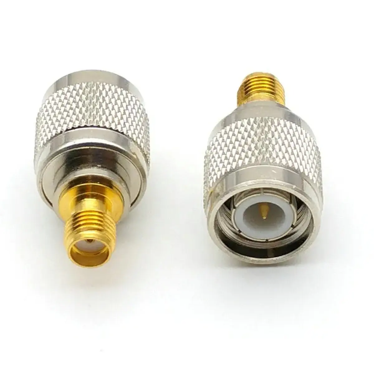 Imagem -02 - Conector do Adaptador Coaxial rf Cobre Tnc Macho Plug para Sma Fêmea Jack Novo