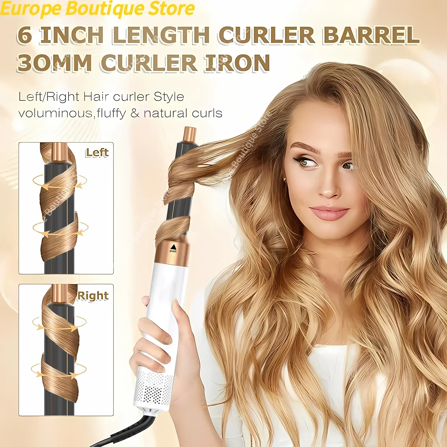 Professional 5 in 1 Hair Dryer Hot Air Comb Curler For Dyson Airwrap Hair Dryer Styling Tool Hair Straightener Hairdressing Tool view 4