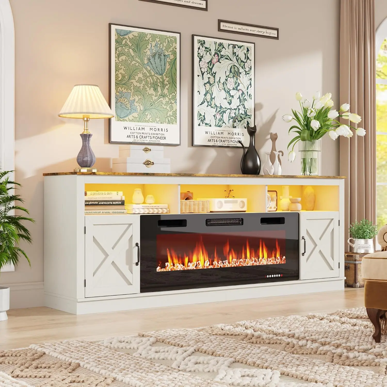 Farmhouse TV Stand 50