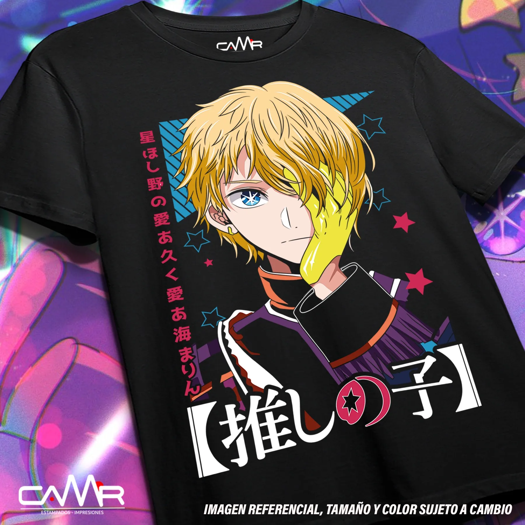 

Oshi No Ko Ai Hoshino Anime MAnga Waifu Unisex T-Shirt Soft Tee All Sizes