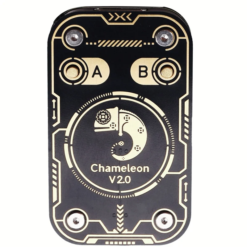 A73E-Chameleon V2.0 RFID Smart Chip Reader Emulatore Duplicatore NFC + Portachiavi 4XUID/Scheda CUID 125K 13,56M Decodifica