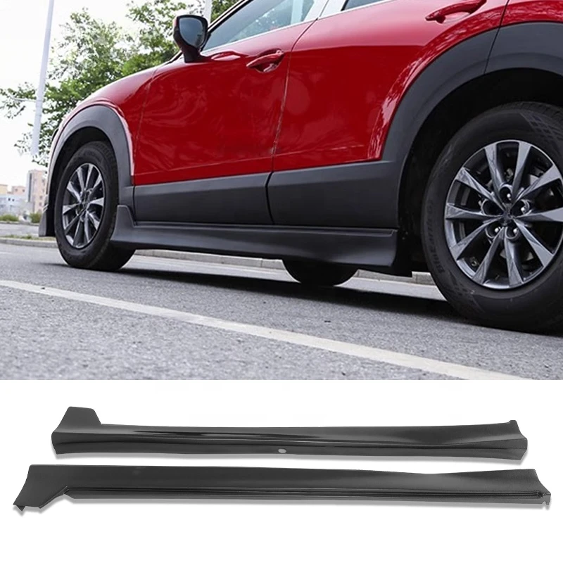 Car Accessories Body Kit For Mazda CX-30 Front Lip Rear Diffuser Lip with Lights Side Skirts Plastic High ABS Material Body Kit