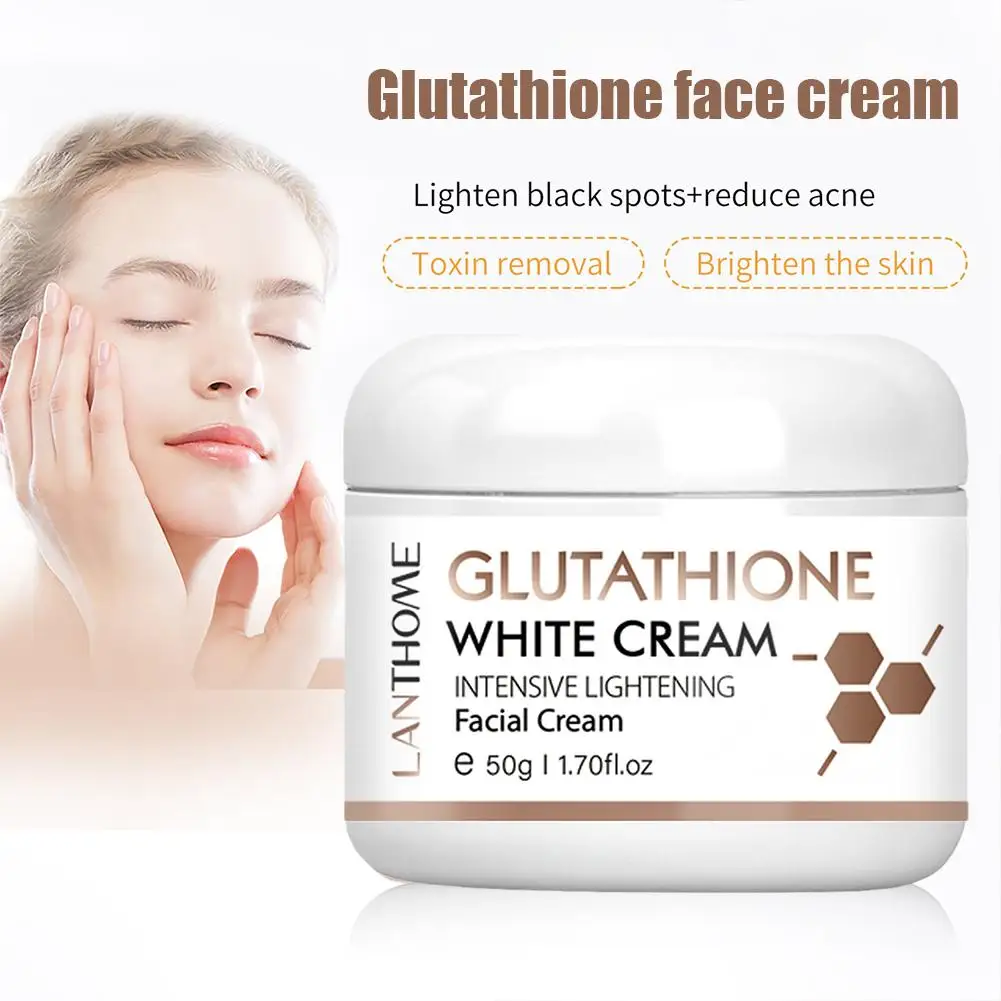 Glutathione Face Cream Mild Glutathione For Skin Whitening Face Lotion Tighten Skin Restore Elasticity Nourish Reduce Wrinkles