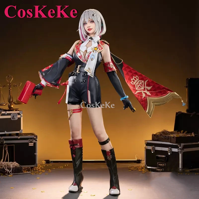 CosKeKe Topaz Cosplay Anime Game Honkai: Star Rail Costume splendida dolce uniforme da combattimento festa di Halloween gioco di ruolo abbigliamento