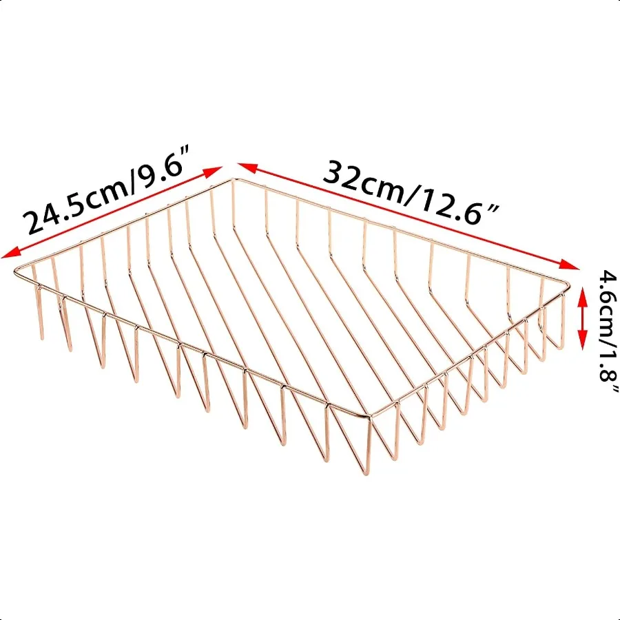 KY متعددة الأغراض A4 ملف صينية سلك مكتب صينية منظم أنيق حجم الرسالة مكتب وثائق صواني مجلة الملفات سلة التخزين أو