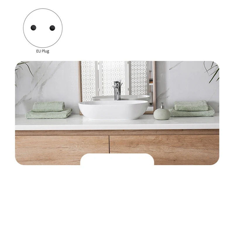 HOKitchen-Chauffe-eau électrique mural, affichage de la température LCD, prise UE, 110V, 220V