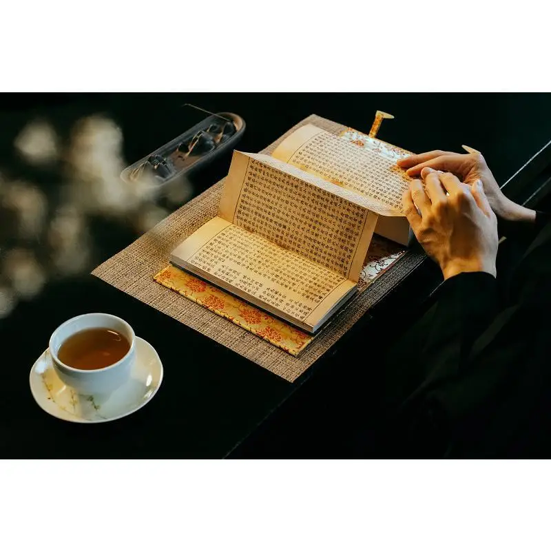 The Lotus Sutra Of The Wonderful Dharma Song Dynasty Publication With Small Print Sanskrit Edition Folded And Packed With Origin