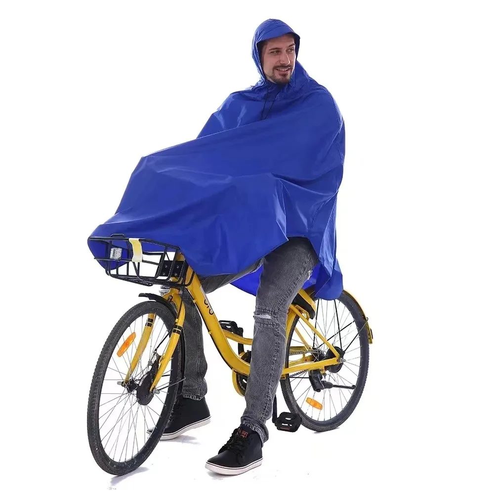 Raincoat,Cycling Rain Poncho,Motorcycle Bicycle Hooded Rainwear,Rain Cape Poncho,Hooded Windproof Rain Coat,Moto Scooter Cover