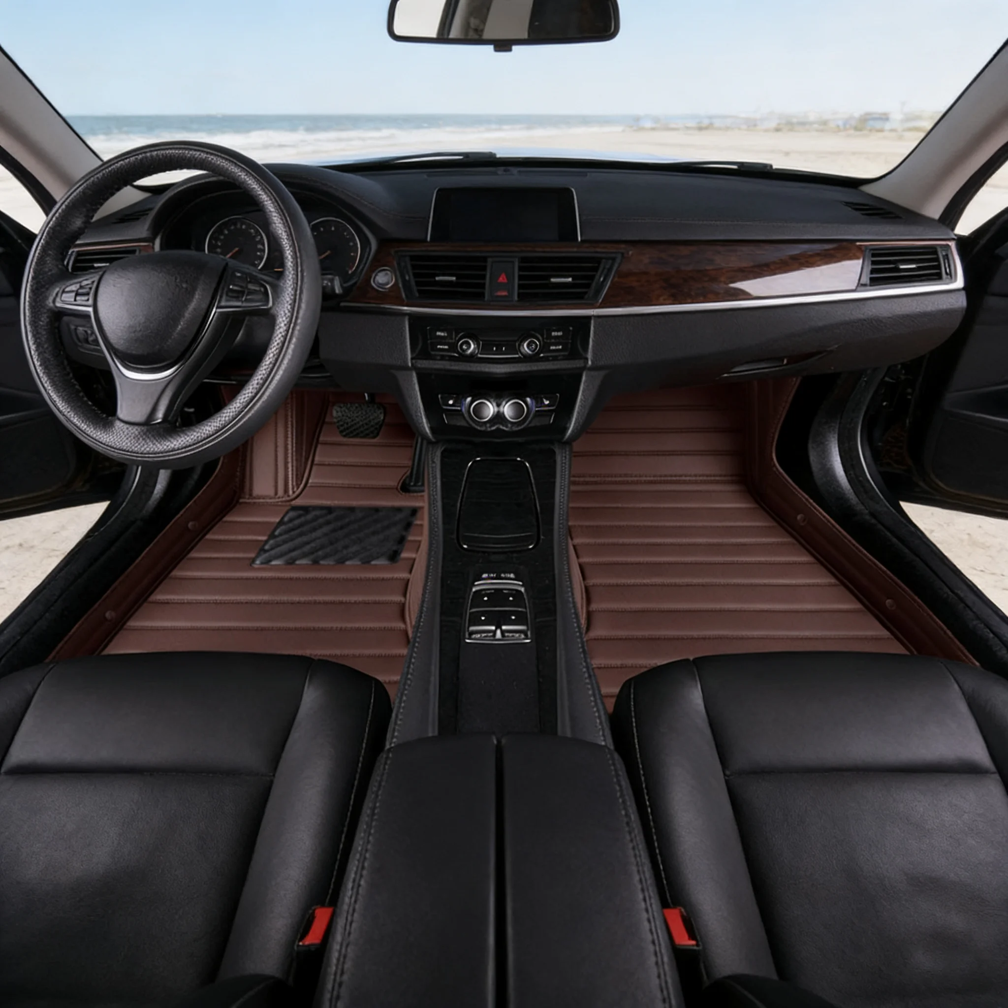 

Автомобильные коврики на заказ для Ford Focus MK1 2004, Mustang 2022, Explorer 2023, Kuga 2015, Focus 3 2014~2017 – Аксессуары для интерьера автомобиля