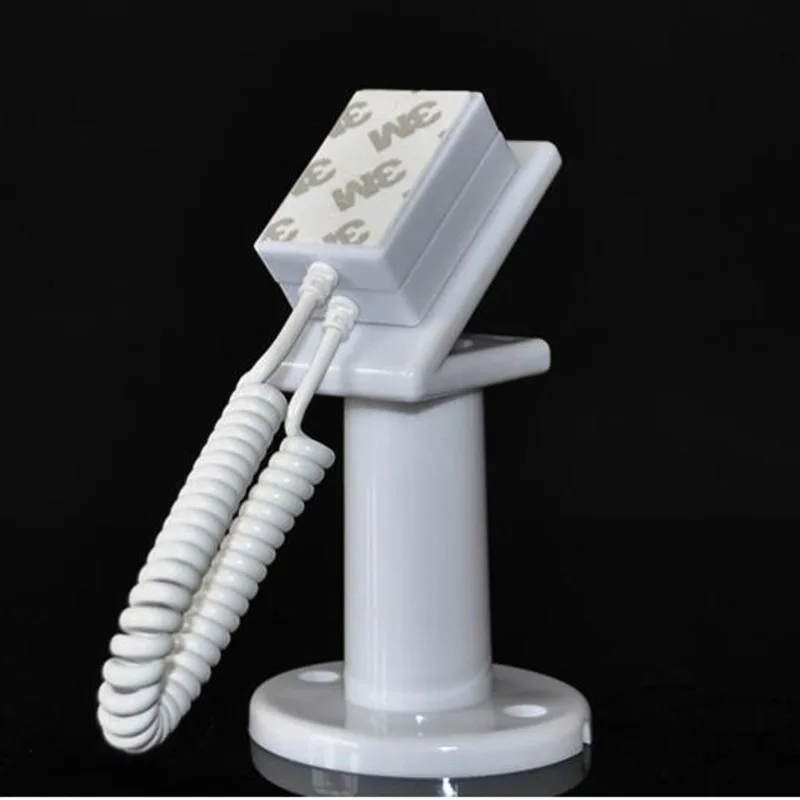 Anti-theft Mobile Cell Phone Display Stand with Spring Cable, Mount Holder, Fashion Phone Model, Jewelry Display Rack, 10Pcs