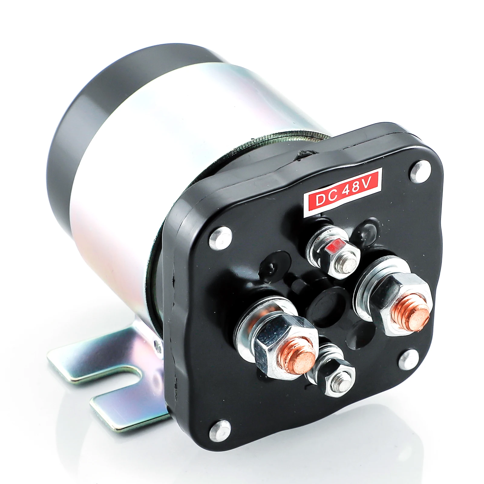 48VDC 73231G01 Relai Solenoid Starter 4 Terminal untuk White Rodgers 586- 120111   586-907 Kompatibel dengan Yamaha G19 G22 G23 G27 G29