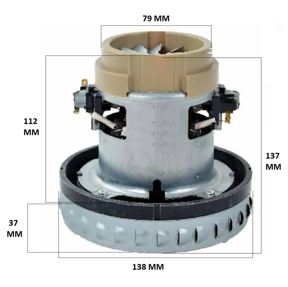 Compatible for Cleanvac WD 602 Vacuum Cleaner Motor 1200 W