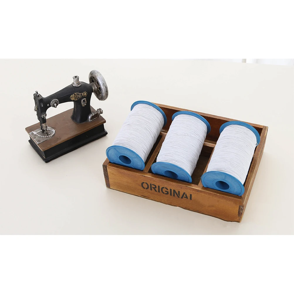 

2pcs High Quality Polyester Sewing Thread For Clothes Pants Costume Elastic Core-Covered Threads No Knot Fade Resistant Strong