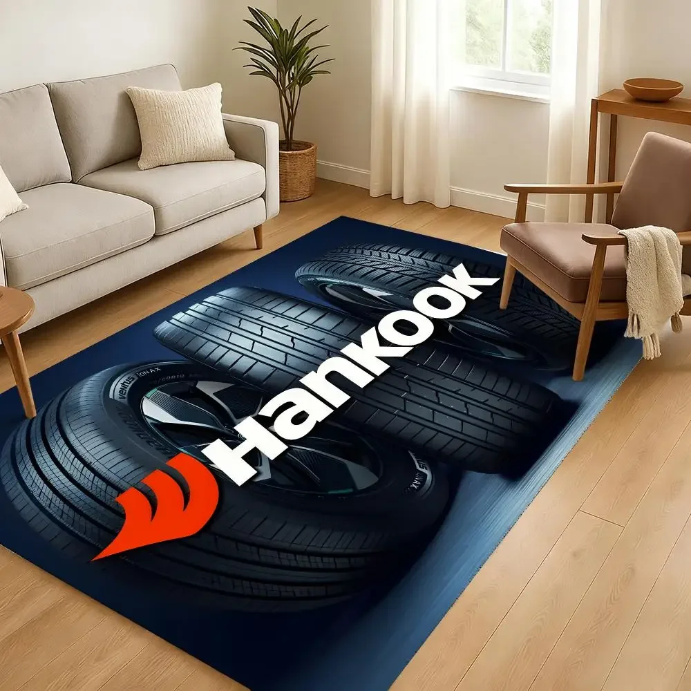Han-kooks Tires Flags Aesthetic Wall Tapestry Printed Wall Hanging Living Room Party Outdoor Decor