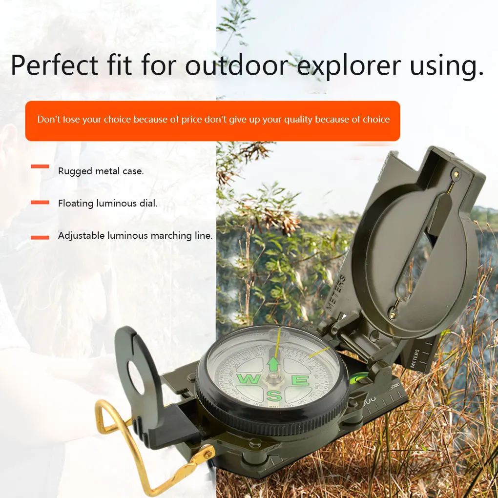 

Professional Compasses Portable Accurate Replacement waterproof Outdoor Hunting Camping Direction Guide Tool Accessories