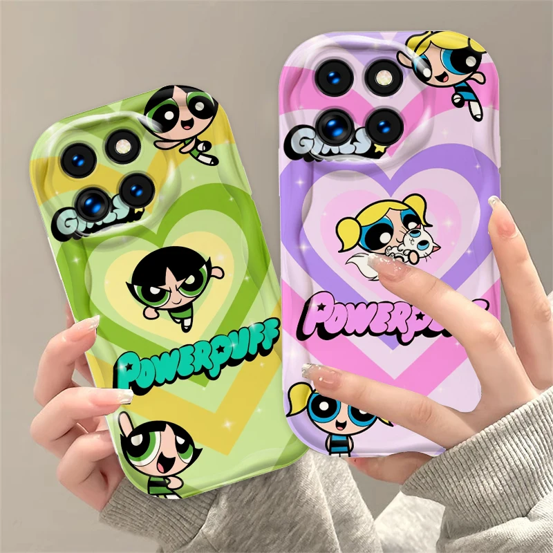 P-Powerpuffs G-Girls мультфильм для Xiaomi Mi 14 12 12T 11 Lite Poco M6 X6 X5 X4 X3 M3 F4 Pro