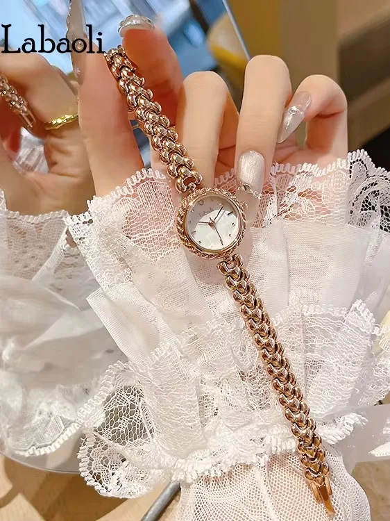 Stylish And Elegant Women'S Stainless Steel Watch Versatile And Trendy Quartz Watch, High-End Selection, Perfect Gift For Women.