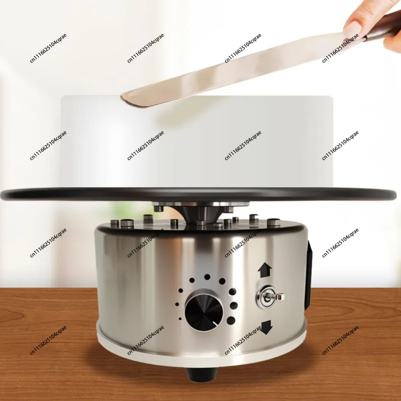 220V aluminum alloy cake decoration turntable with non-slip base - 12-inch electric cake turntable for baking, frosting, icing