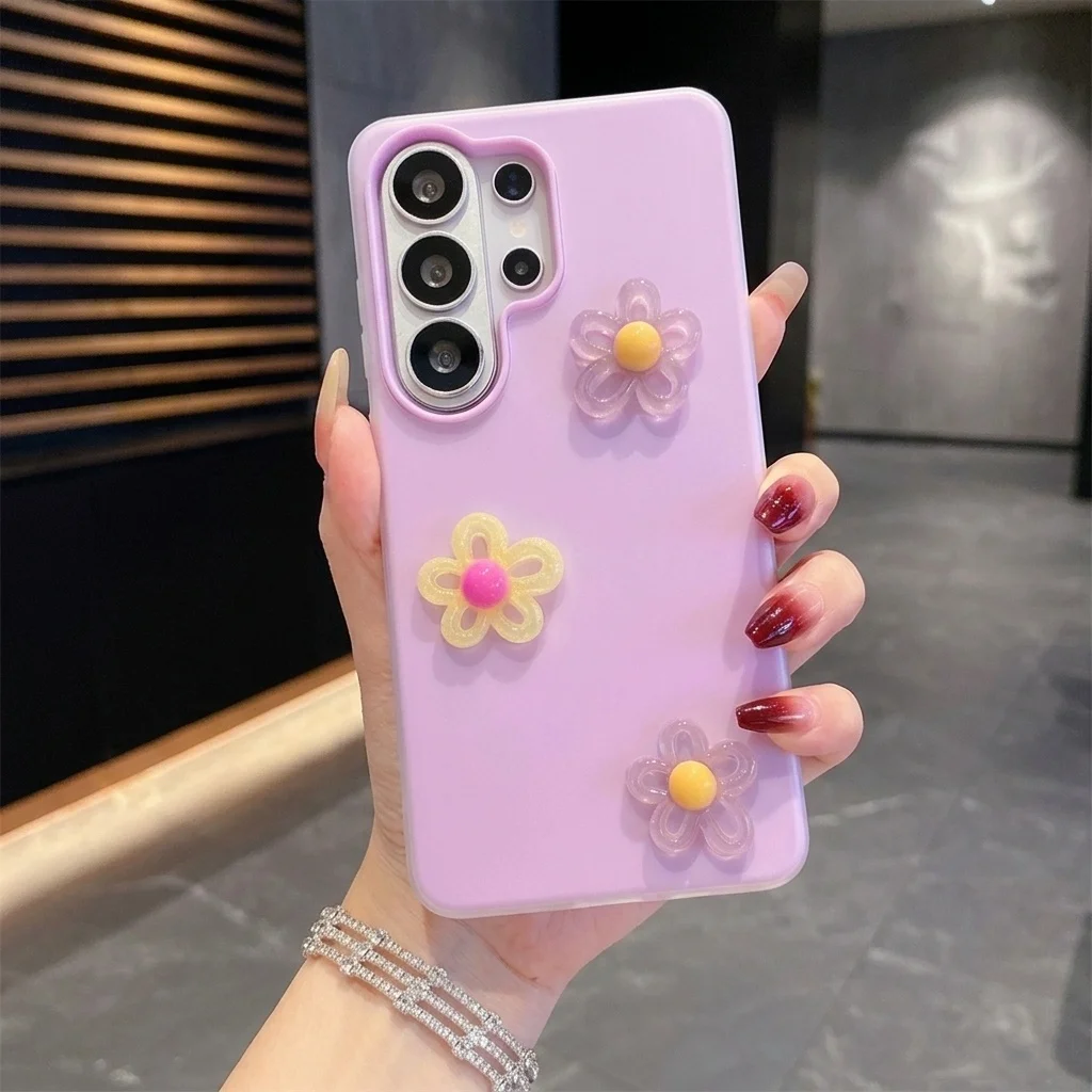 Bonbonfarbene 3D-DIY-Blumen-Lanyard-Handyhülle für Xiaomi Redmi 15C 14C 13C Note 14 13 12 11 Pro 4G 5G TPU stoßfeste Hülle – Detail 3