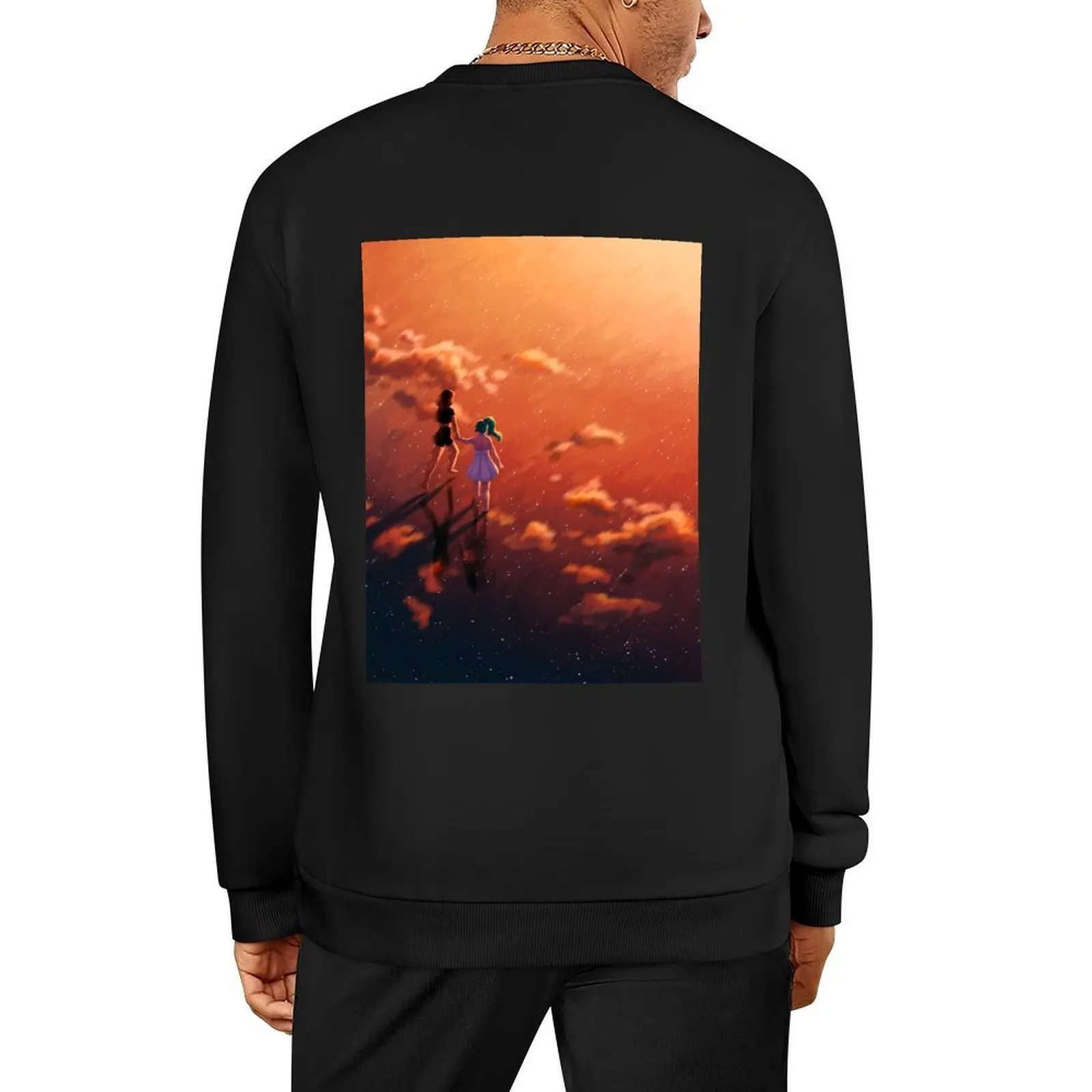 

For You, the World Pullover mens designer clothes japanese style korean clothes graphic t shirts men hooded sweatshirt