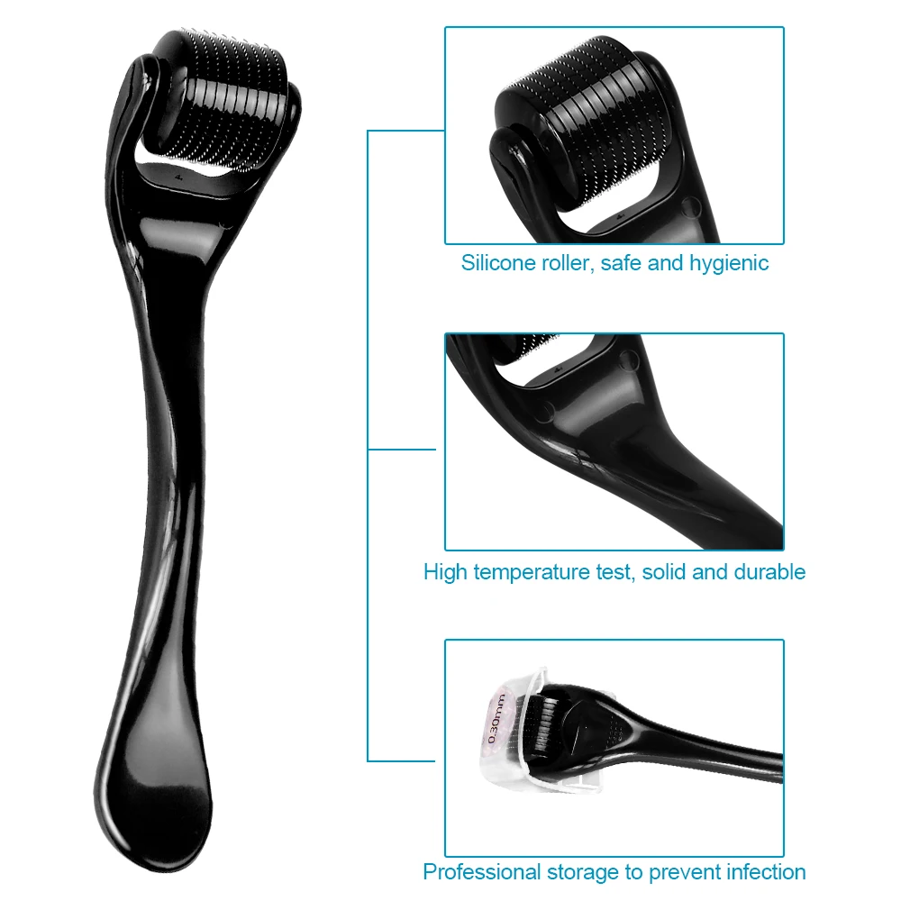 Derma Roller DRS 540 Facial Skin Care Dermaroller Titanium Micro Needle Roller for Hair Regrowth Beard Growth Face Beauty Device - view 2