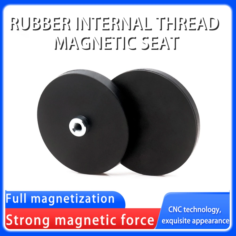 NdFeB Strong Magnetic Coating Suction Cup internal Thread Suction Cup Car Clothes Fixing Anti Collision Traceless Magnet Base