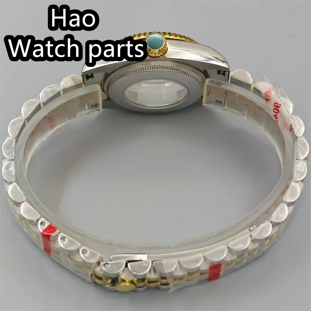 BLIGER 31 мм водонепроницаемый корпус из нержавеющей стали с сапфировым стеклом и циферблатом, ремешок для стрелок для женщин, подходит для NH05, механизм, дата