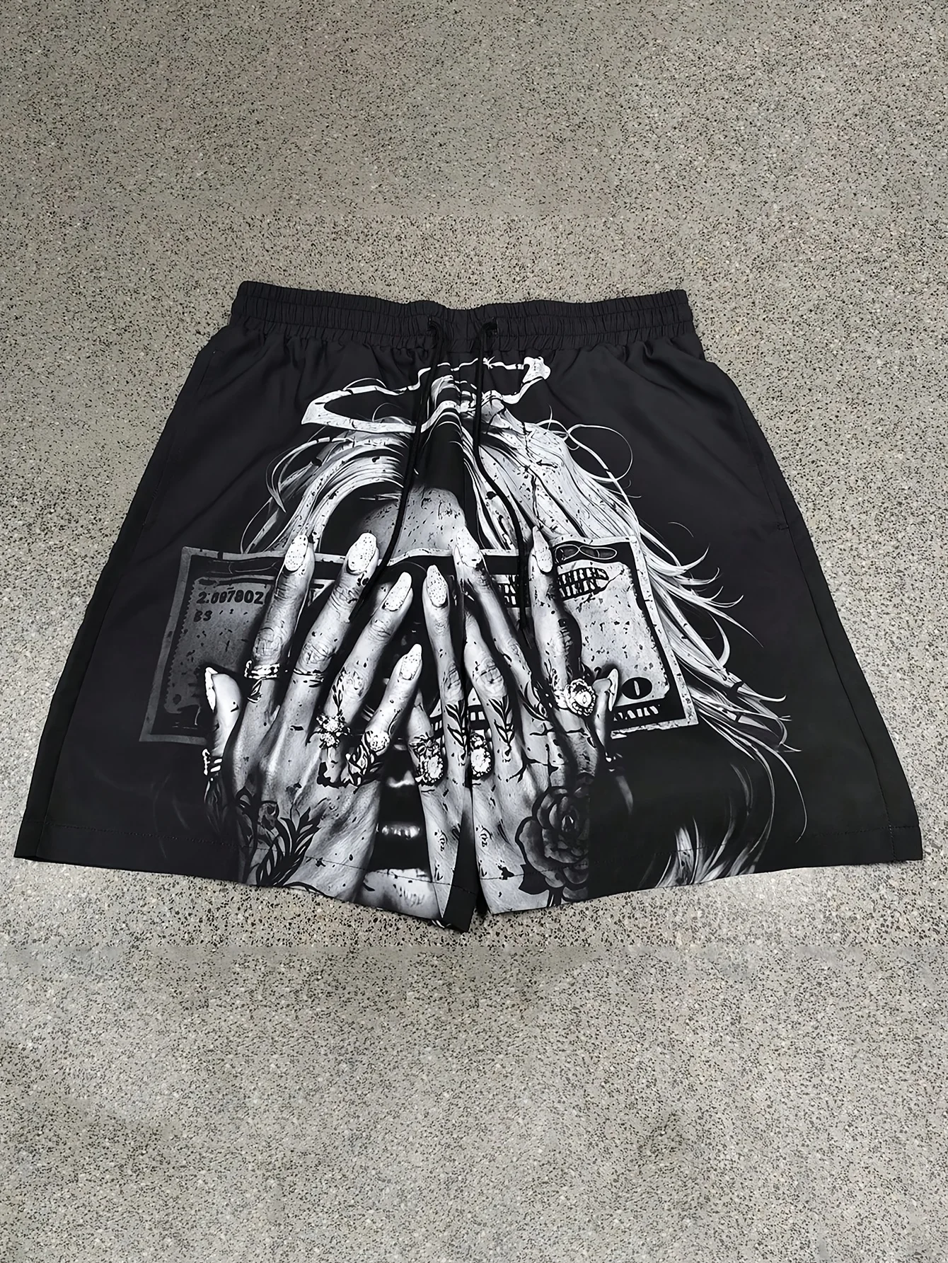 2026 Summer Best-selling Outdoor Sports Casual Fashion Comfortable Simple Angel Patterned Printed Men's Shorts