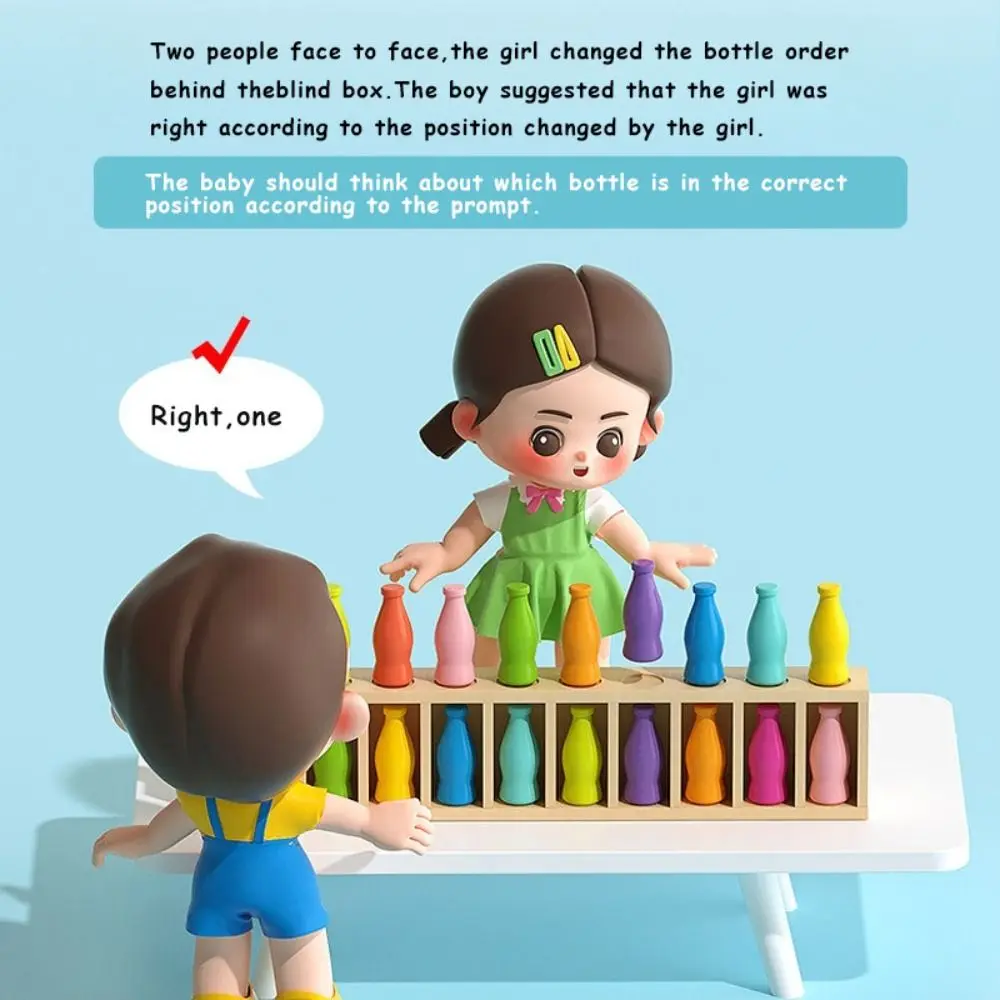 เกมจับคู่สีสันสดใส ของเล่นเสริมพัฒนาการแบบมอนเตสซอรี่ เกมเรียนรู้สี ฝึกการจำแนกสี ฝึกสมองและความจำ