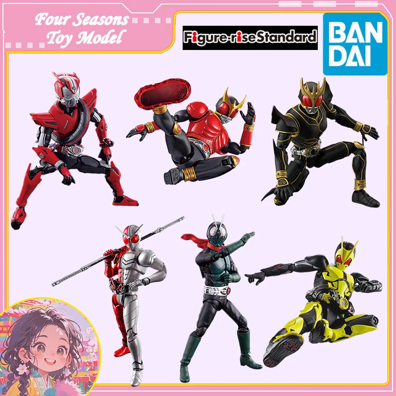 

Fast Shipping Bandai Anime FRS MASKED RIDER DRIVE KUUGA ZEROONE KIVA HIBIKI BUILD FAIZ Original Model Toy Action Figure Children