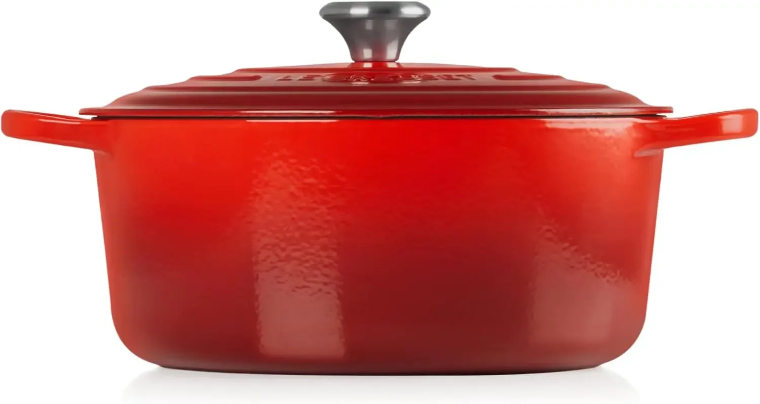 Enameled Cast Iron Signature Round Dutch Oven