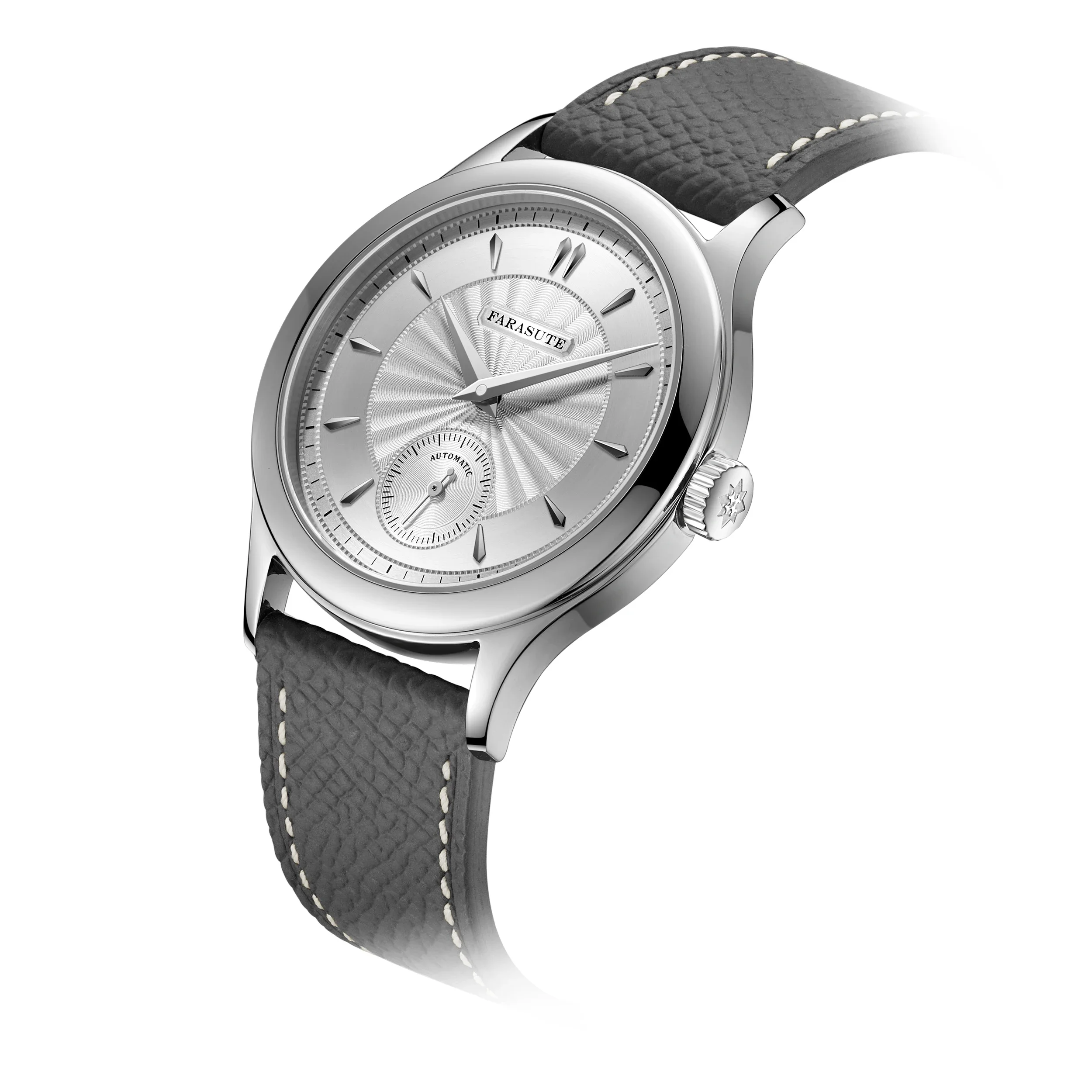 FARASUTE Luxury Watch For Men 316L Stainless Steel Case Hangzhou Customized Movement Mechanical Small Second Hand Dial Watch