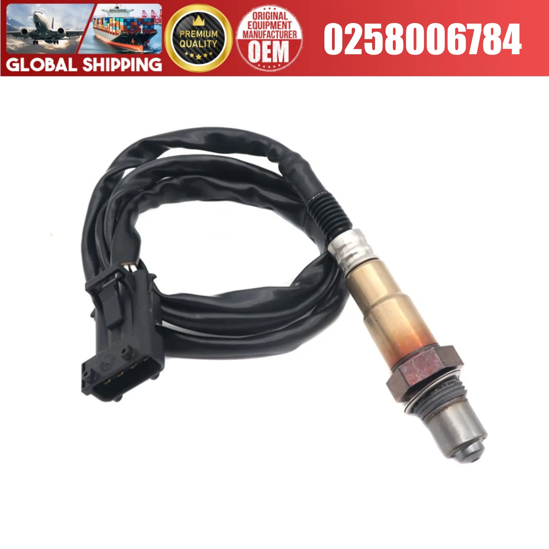0258006784 1pcs rear Oxygen Sensor fit for JAC Chery X1 M1 A1 QQ6 A5 A3 BYD F6 Emgrand