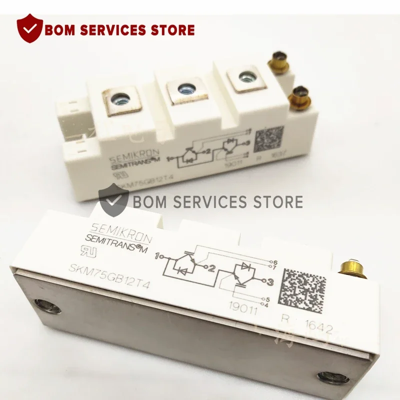 SKM75GB12T4 SKM75GB124D gratis ongkir โมดูลเดิมใหม่