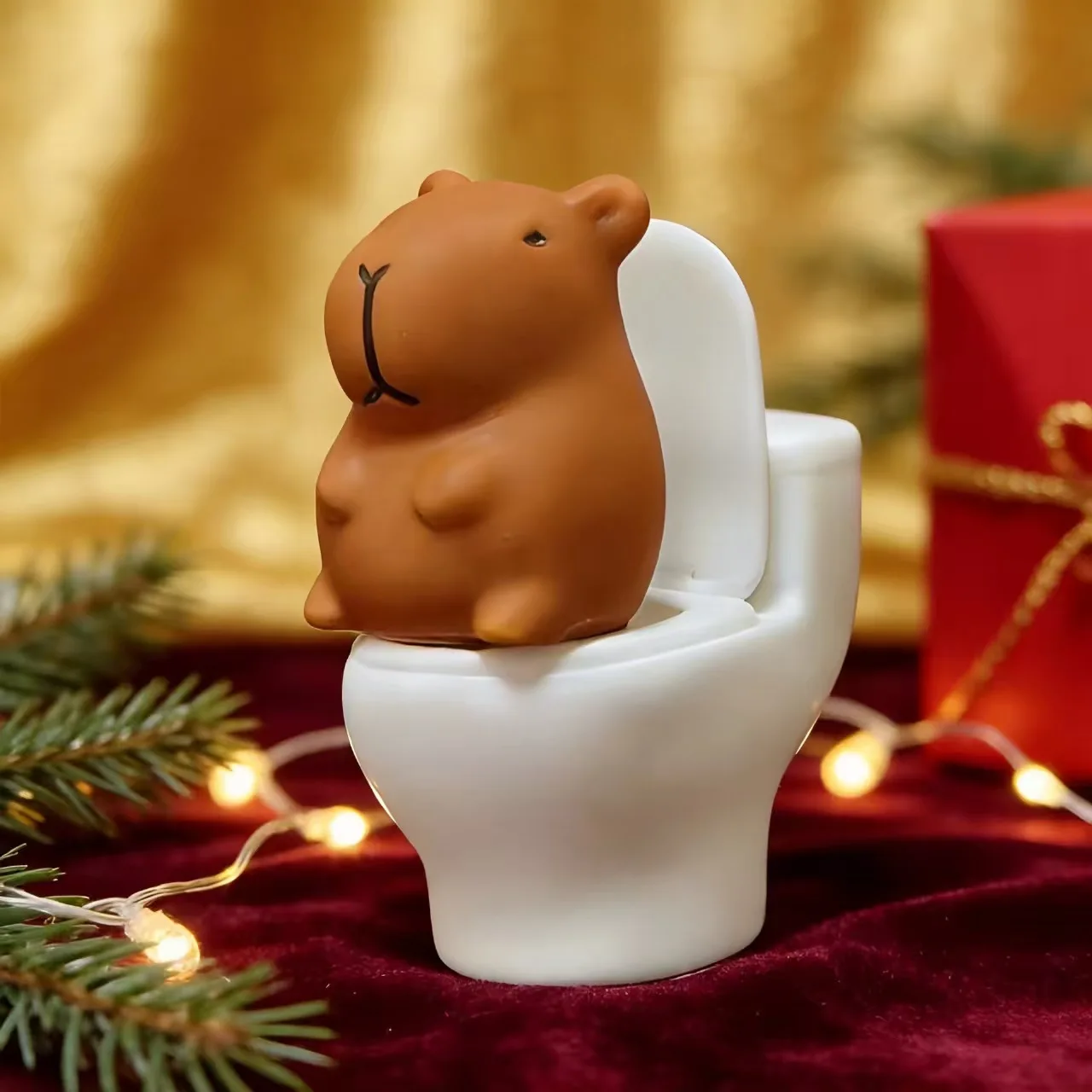 Niedliche Toiletten-Freundin Kawaii Statue, Desktop-, Auto-, Bücherregal- und Badezimmer-Deko, Weihnachtsgeschenk, Kleine Verzierung, Perfekt für Festliche Anlässe