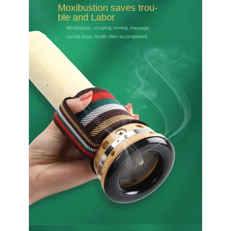 Hot sales4cm needle stone moxibustion jar, moxa stick tube, smoke control ring, household scraping, thunder fire moxibustion